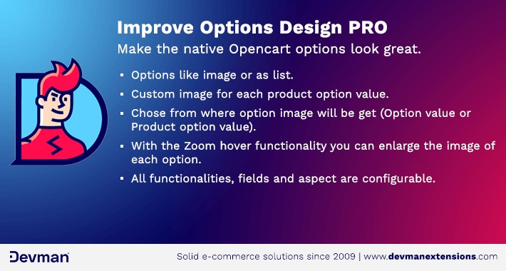 Improve Options Design PRO