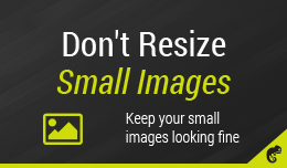 No Resize Small Images
